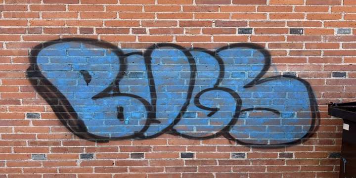 Before Graffiti cleaning New Haven