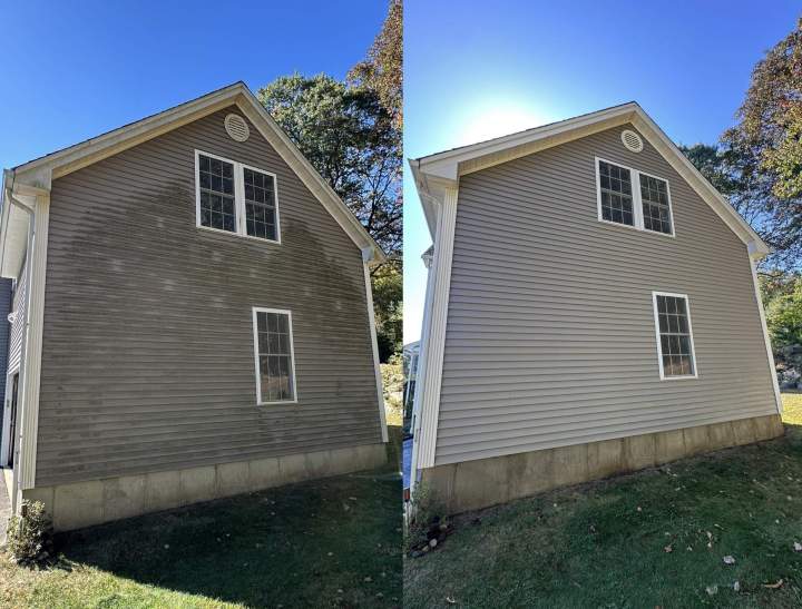 New Haven Pressure Washing (before/after)