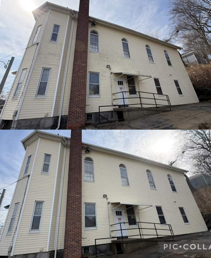 New Haven Pressure Washing (before/after)