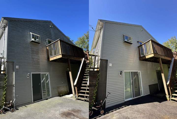 New Haven Pressure Washing (before/after)