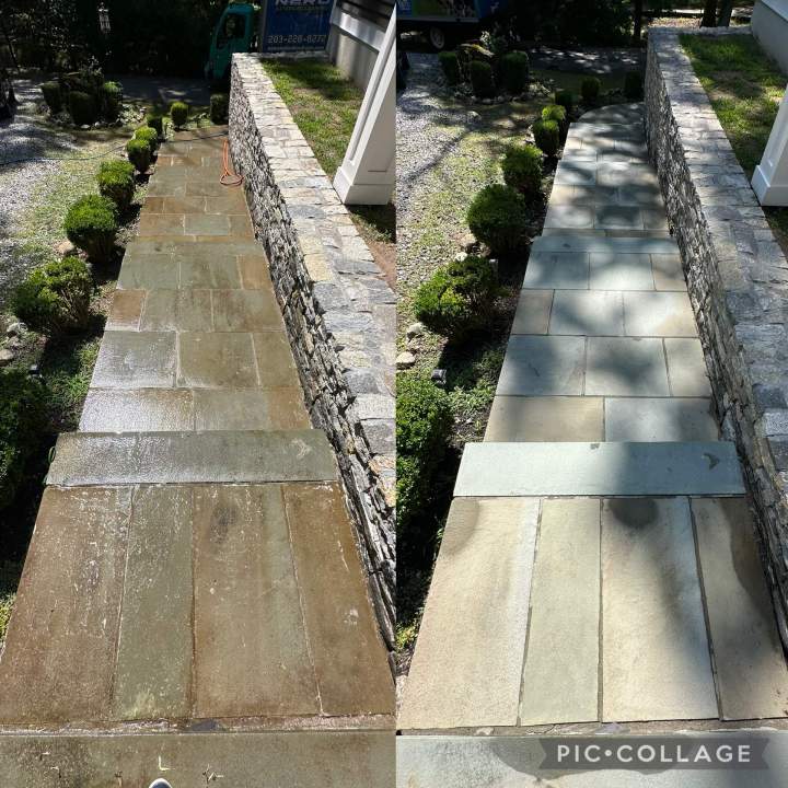 New Haven Pressure Washing (before/after)