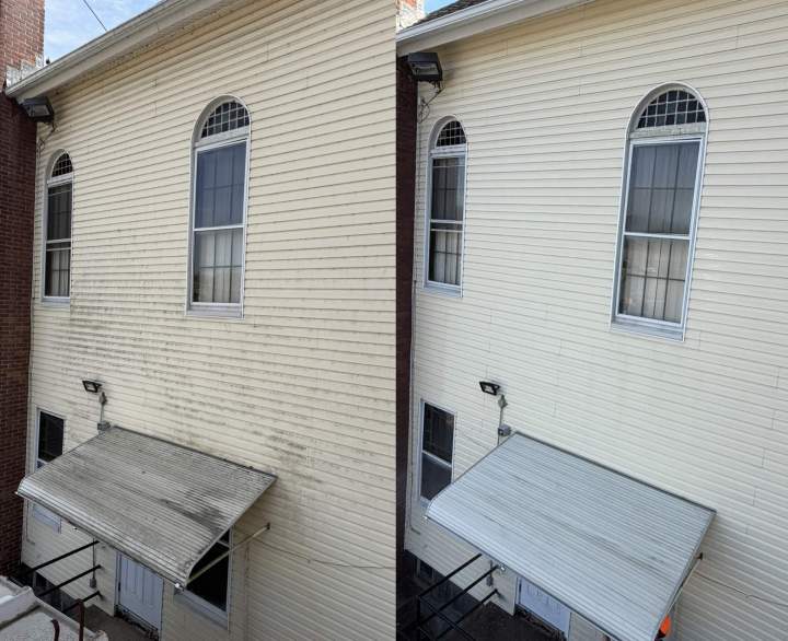 New Haven Pressure Washing (before/after)