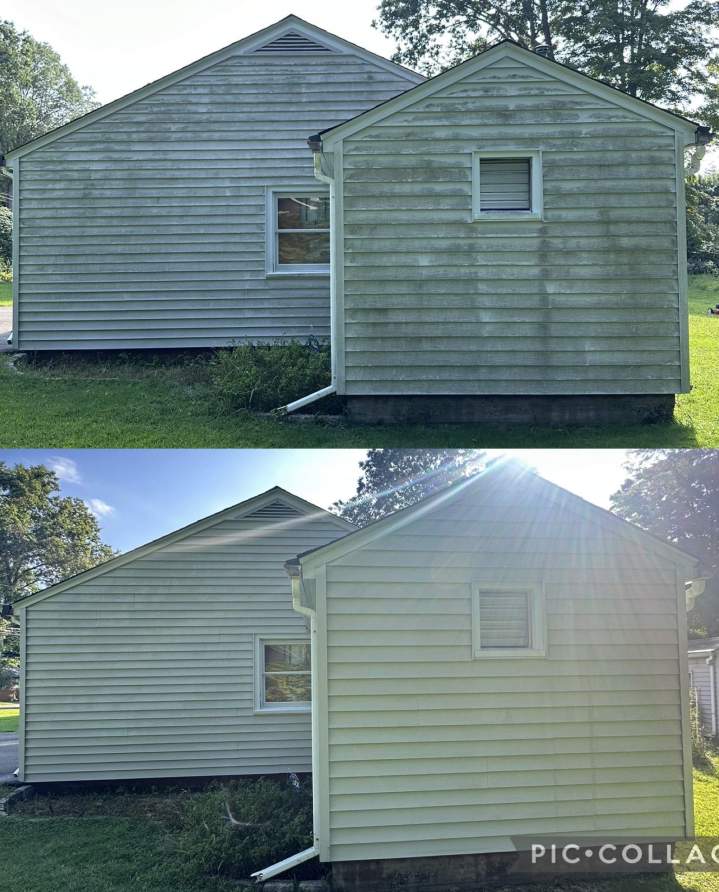 New Haven Pressure Washing (before/after)