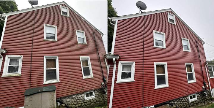 New Haven Pressure Washing (before/after)