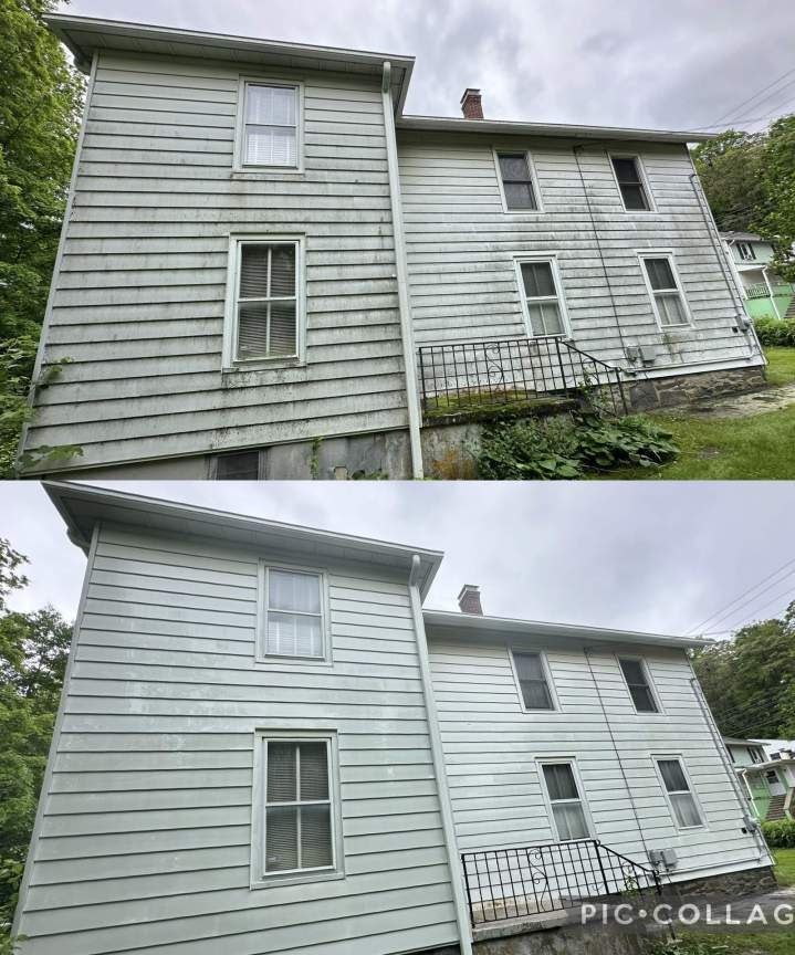 New Haven Pressure Washing (before/after)