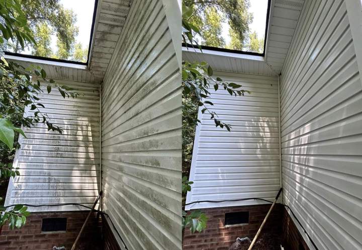 New Haven Pressure Washing (before/after)