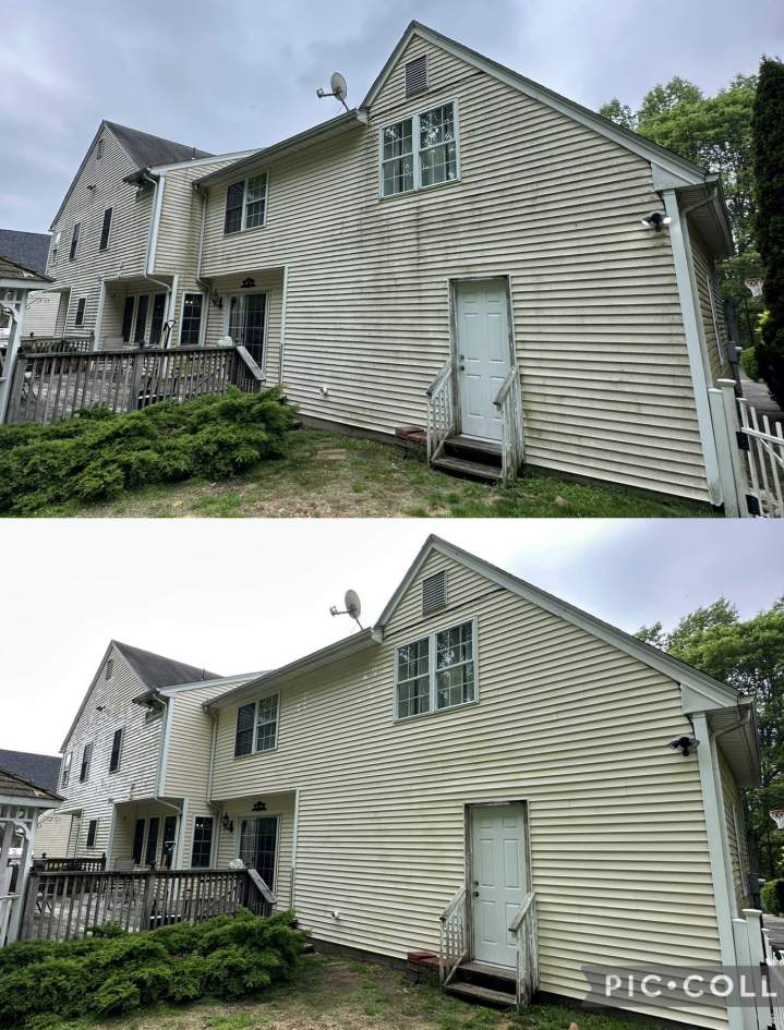 New Haven Pressure Washing (before/after)
