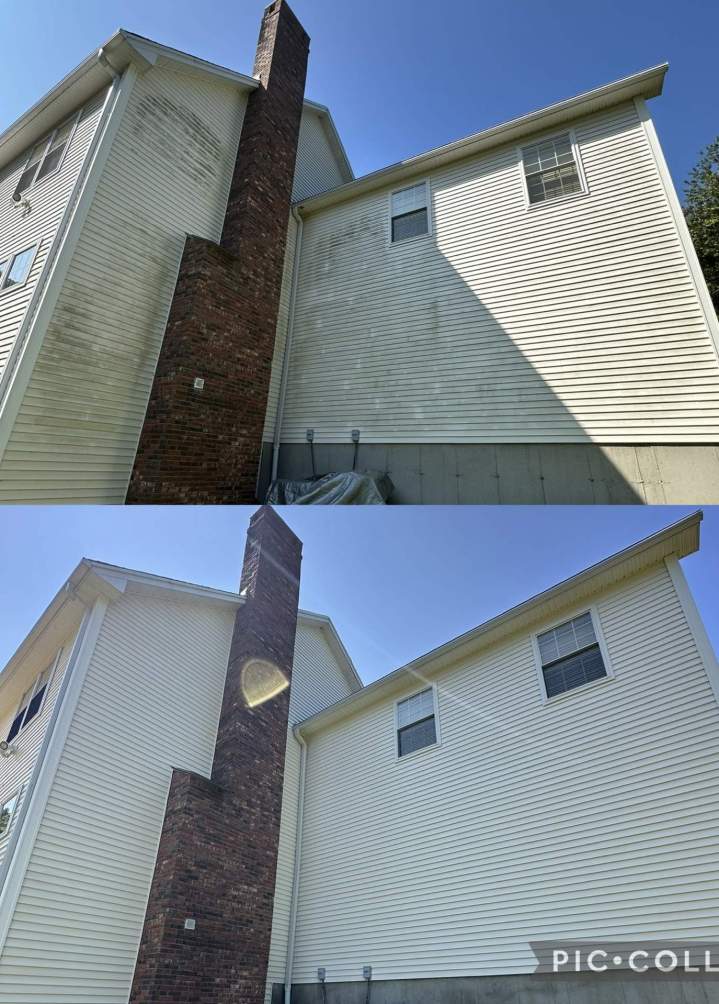 New Haven Pressure Washing (before/after)