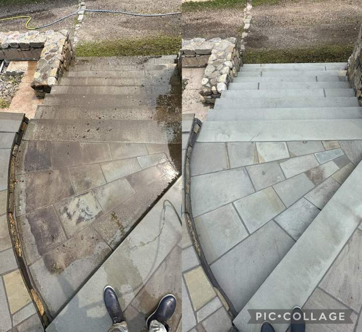 New Haven Pressure Washing (before/after)