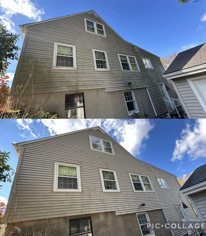 New Haven Pressure Washing (before/after)