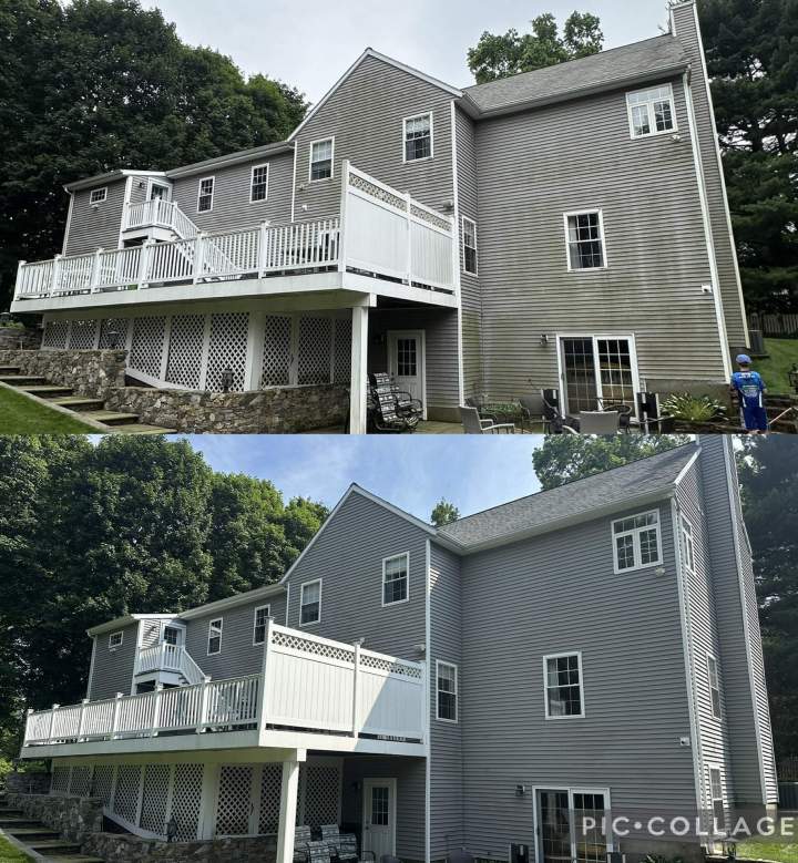 New Haven Pressure Washing (before/after)