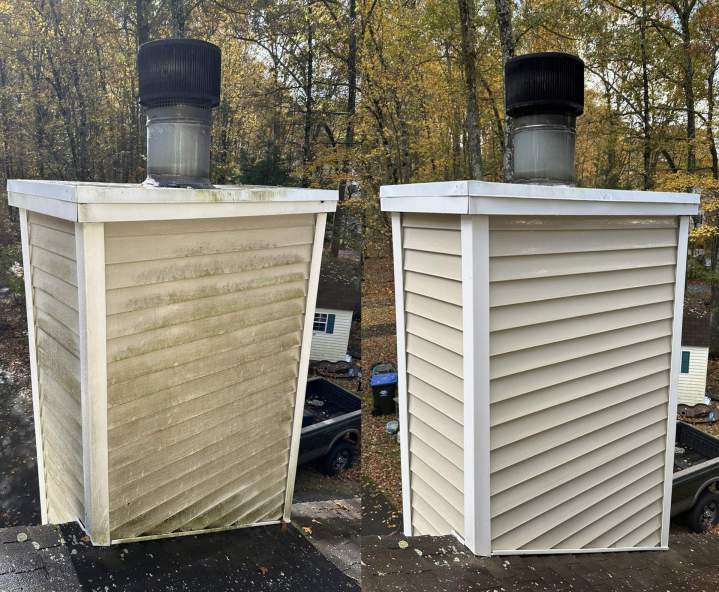 New Haven Pressure Washing (before/after)