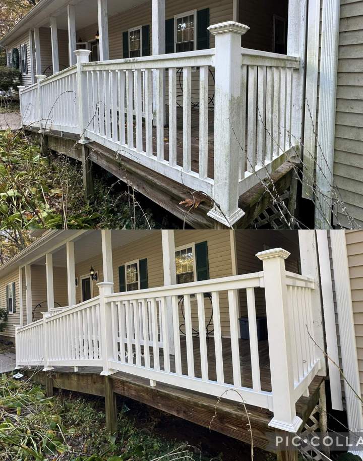 New Haven Pressure Washing (before/after)