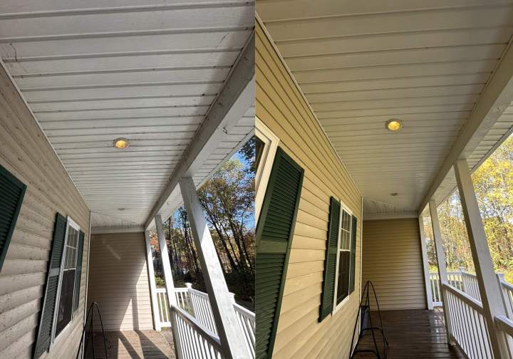 New Haven Pressure Washing (before/after)