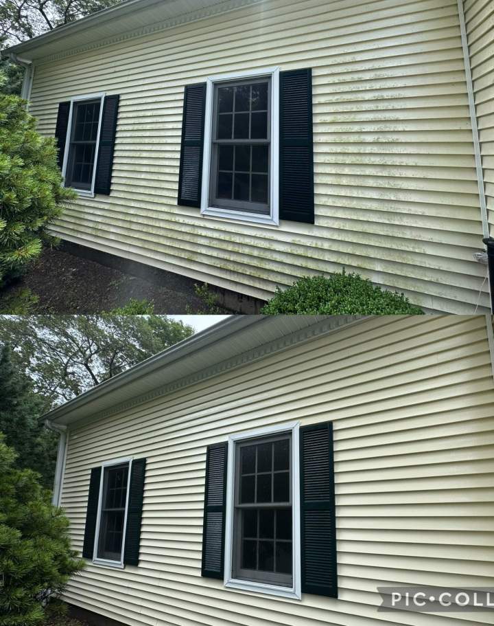 New Haven Pressure Washing (before/after)