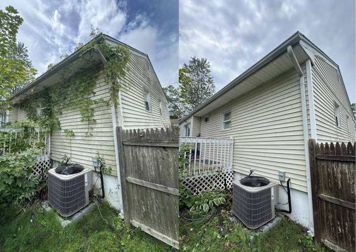 New Haven Pressure Washing (before/after)