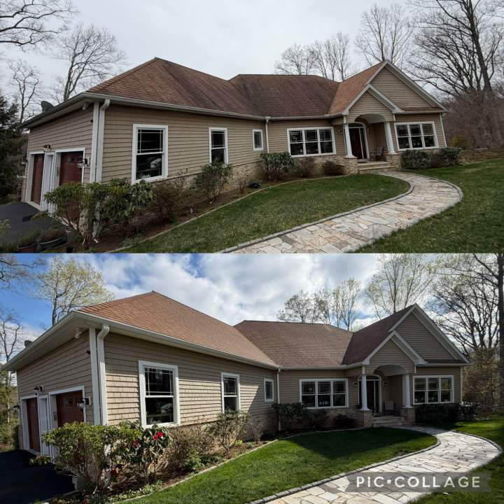 New Haven Pressure Washing (before/after)