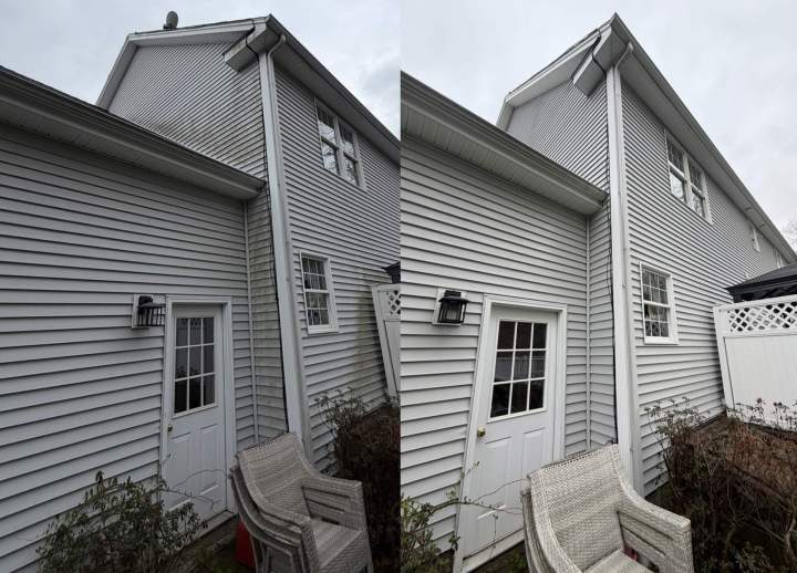 New Haven Pressure Washing (before/after)