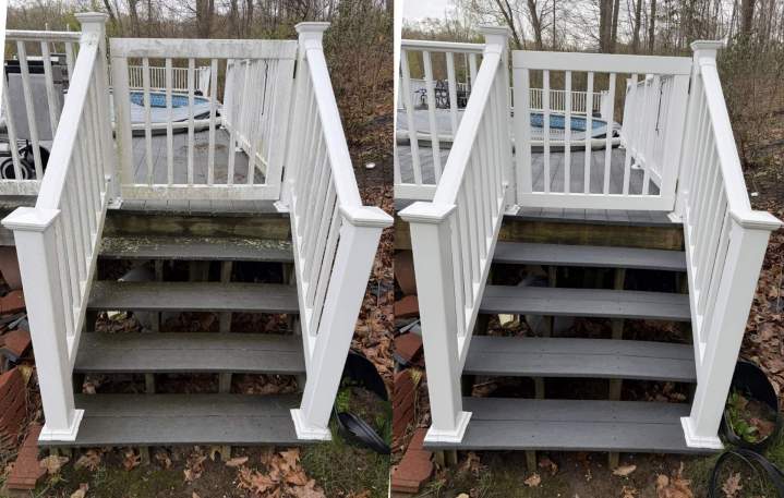 New Haven Pressure Washing (before/after)