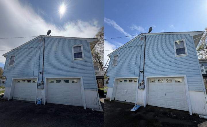New Haven Pressure Washing (before/after)