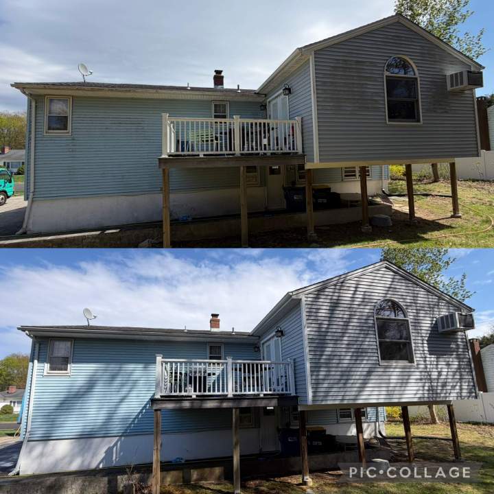 New Haven Pressure Washing (before/after)