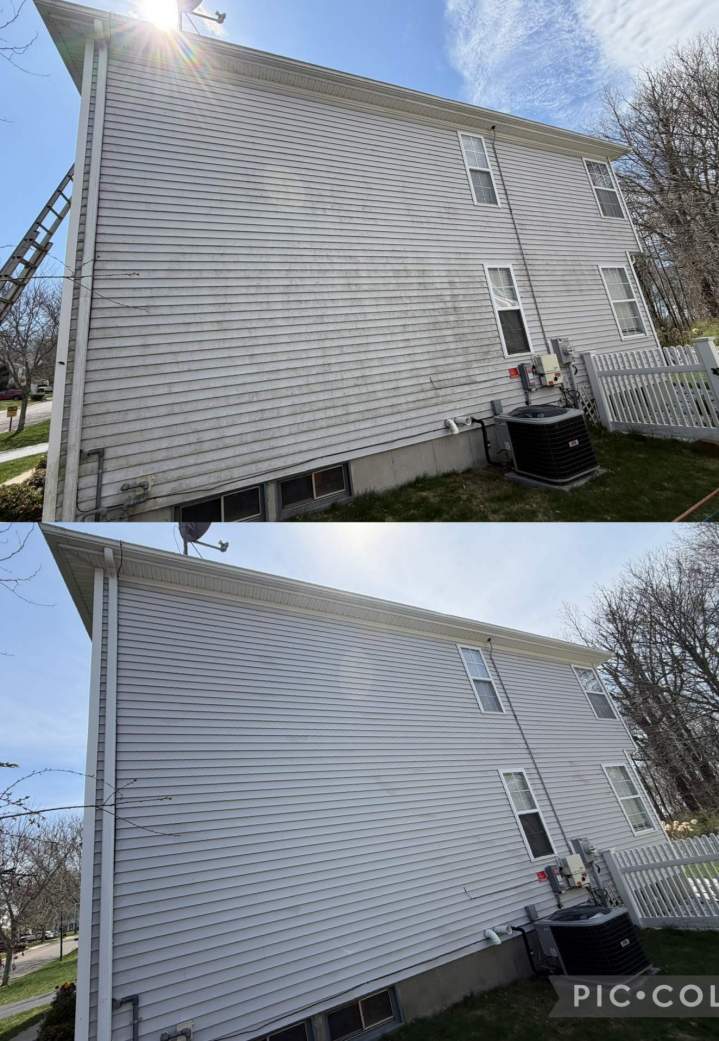 New Haven Pressure Washing (before/after)