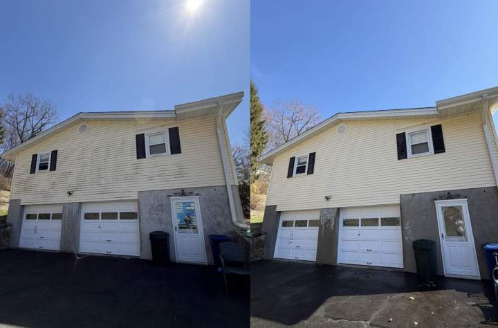 New Haven Pressure Washing (before/after)