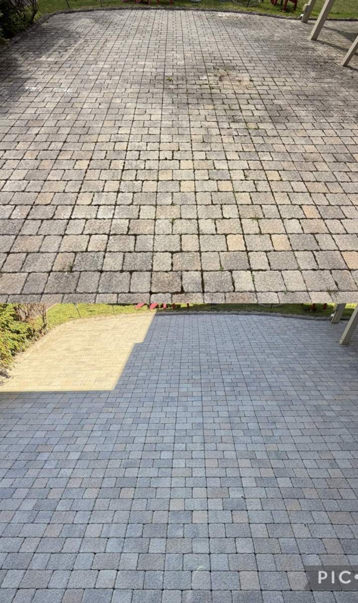 New Haven Pressure Washing (before/after)