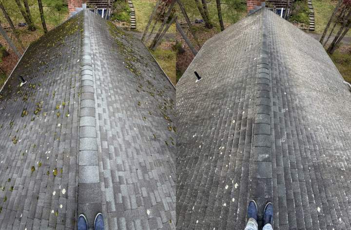 New Haven Pressure Washing (before/after)