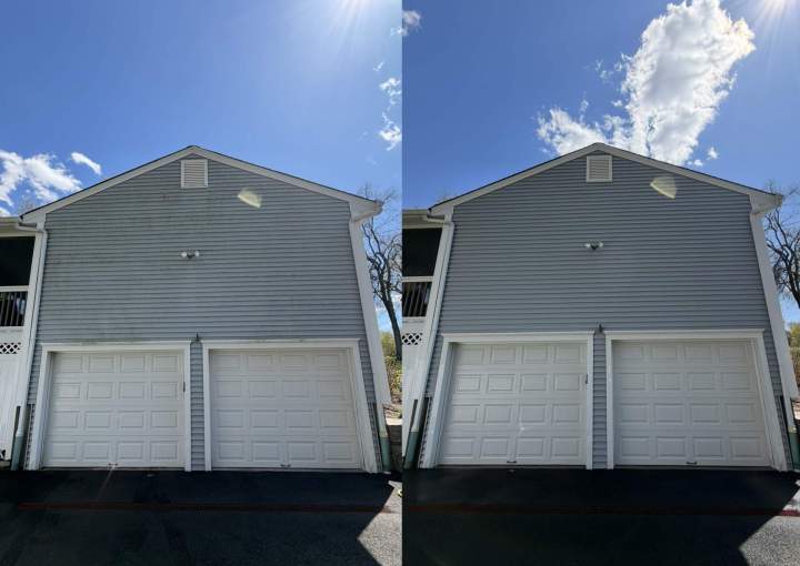 New Haven Pressure Washing (before/after)