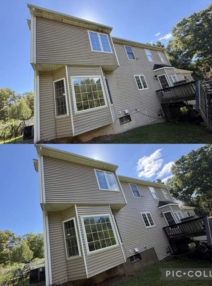 New Haven Pressure Washing (before/after)