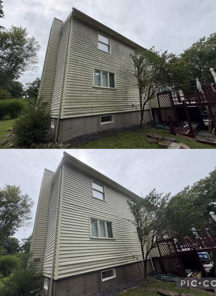 New Haven Pressure Washing (before/after)