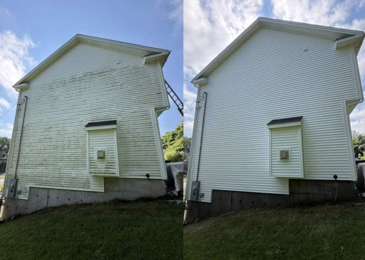 New Haven Pressure Washing (before/after)