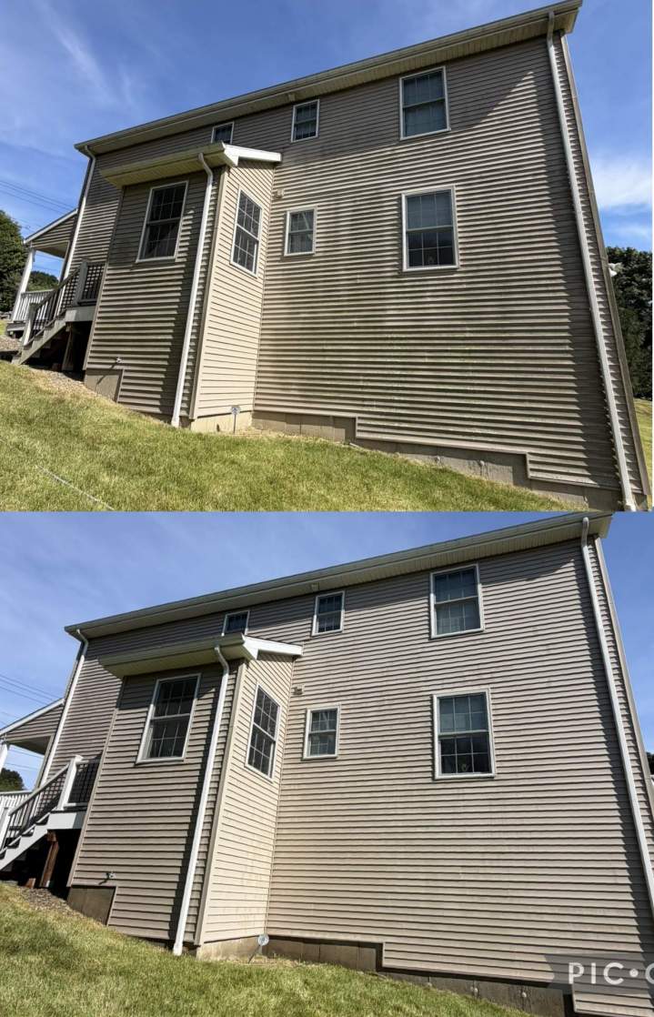 New Haven Pressure Washing (before/after)
