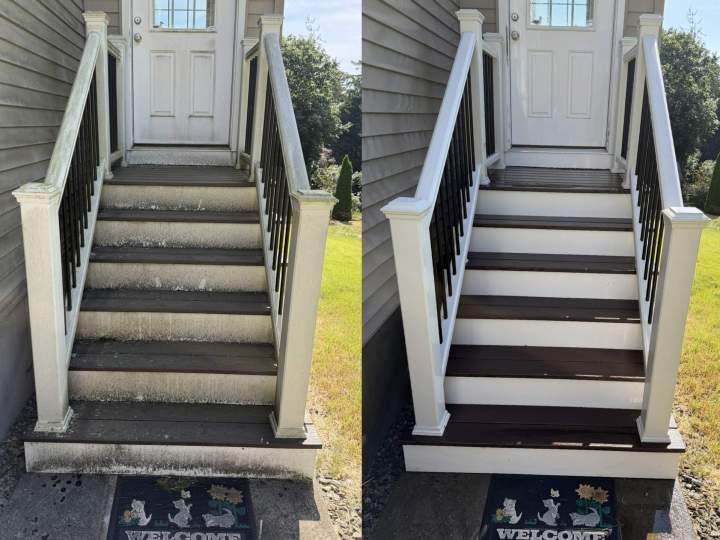 New Haven Pressure Washing (before/after)
