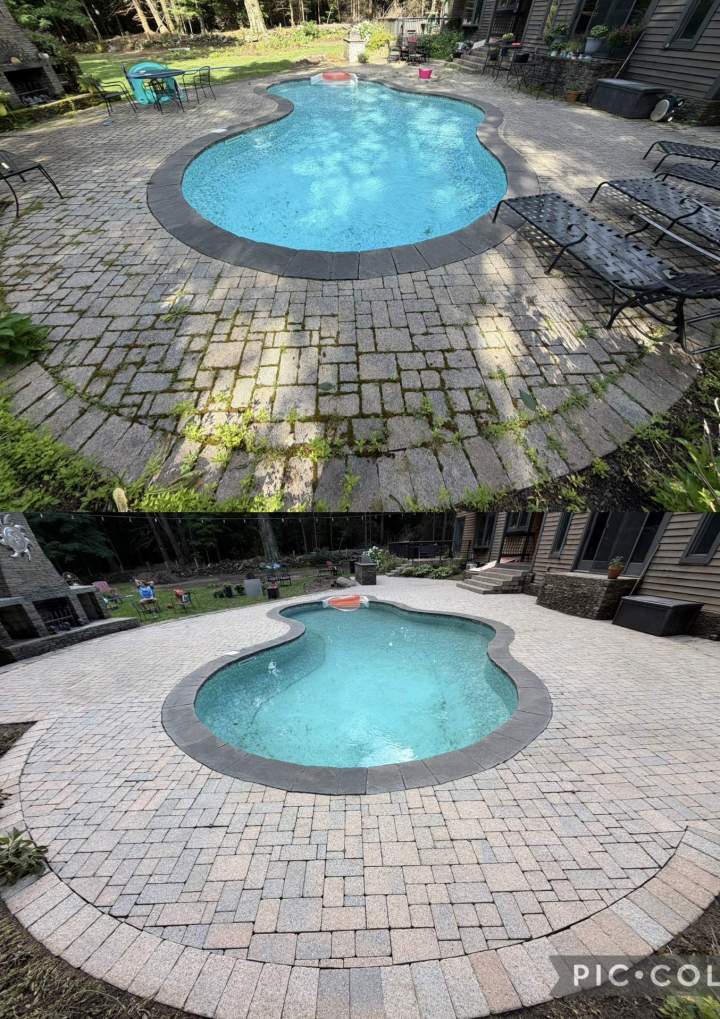 New Haven Pressure Washing (before/after)