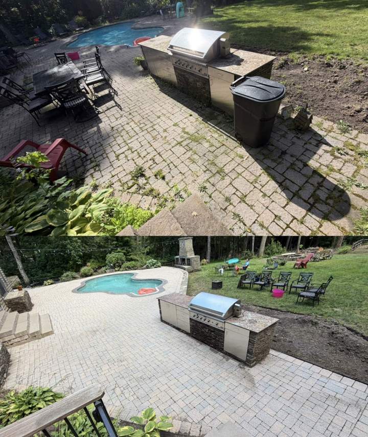 New Haven Pressure Washing (before/after)