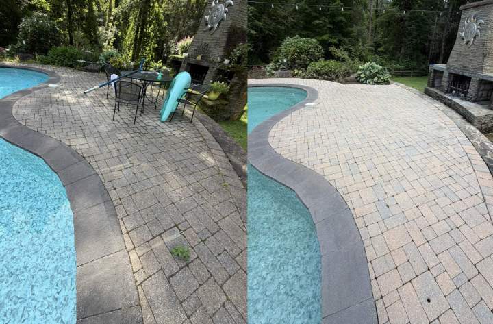 New Haven Pressure Washing (before/after)