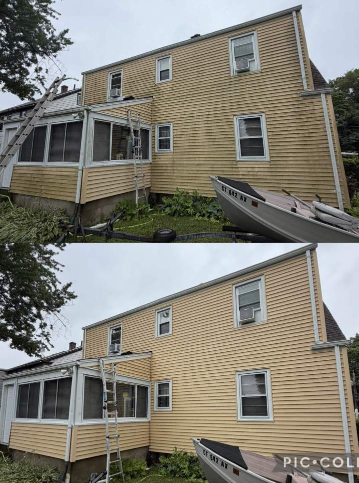 New Haven Pressure Washing (before/after)