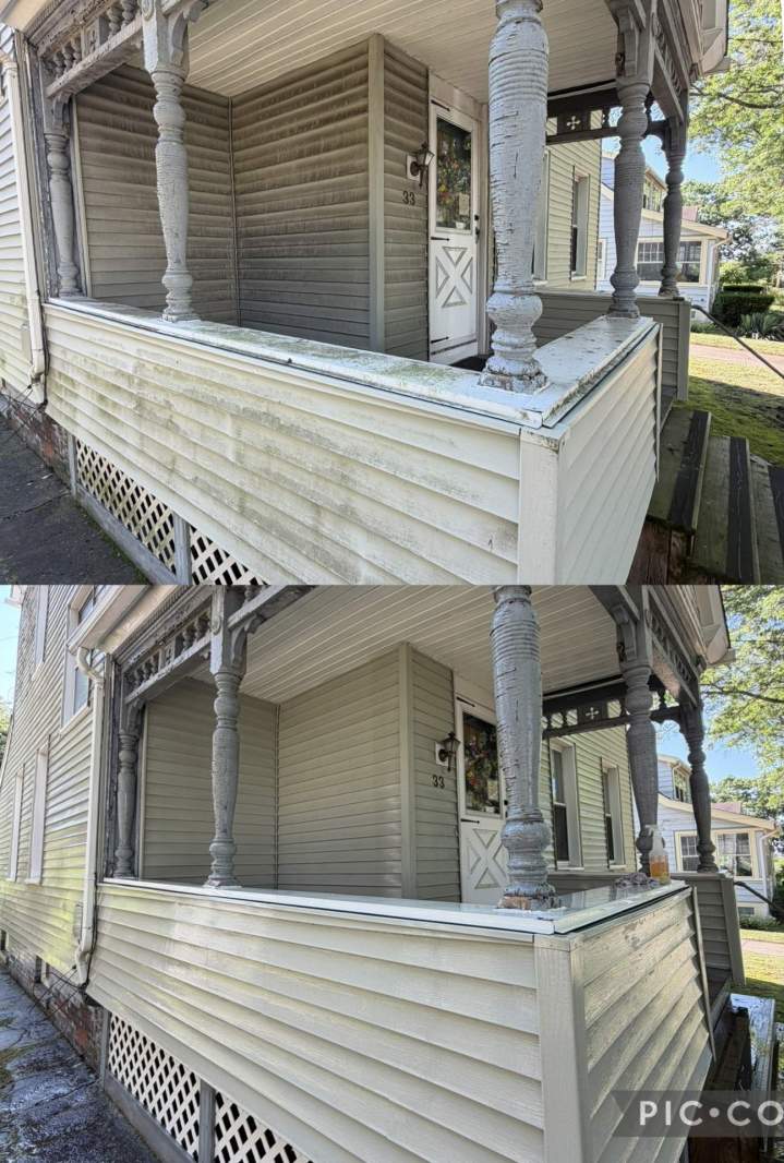 New Haven Pressure Washing (before/after)