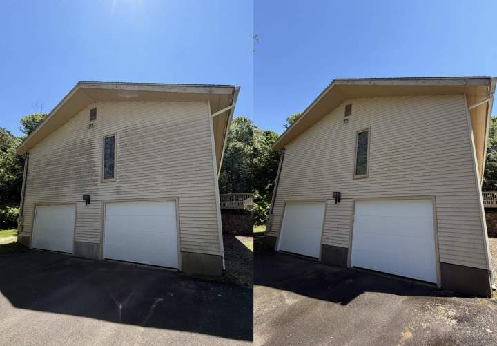 New Haven Pressure Washing (before/after)