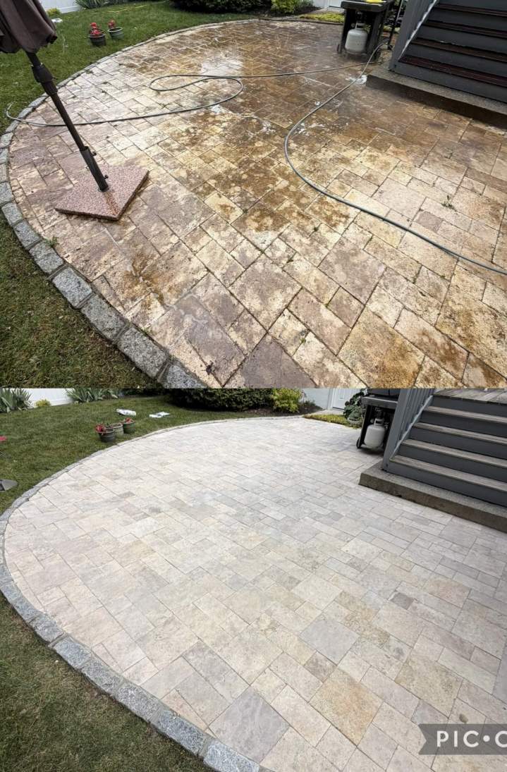 New Haven Pressure Washing (before/after)