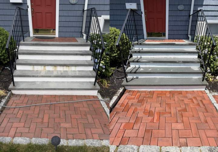 New Haven Pressure Washing (before/after)