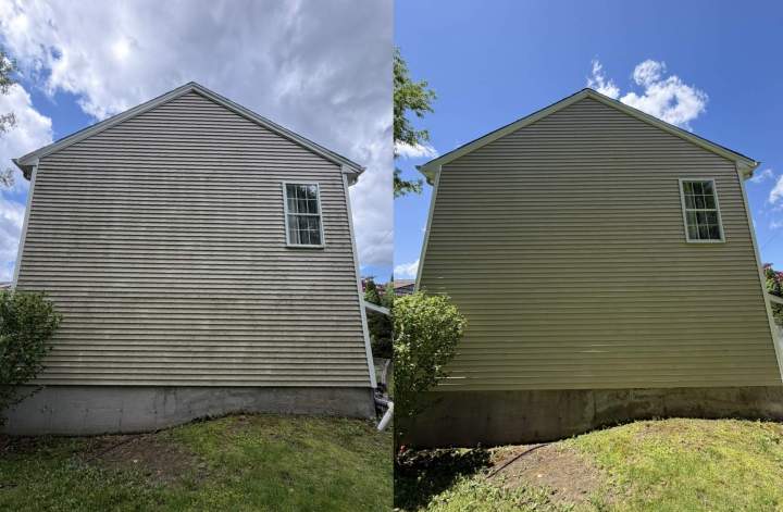 New Haven Pressure Washing (before/after)