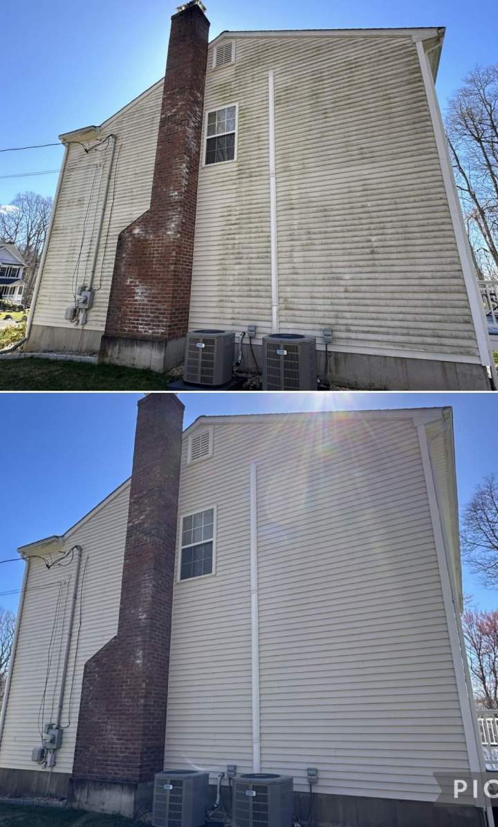 New Haven Pressure Washing (before/after)