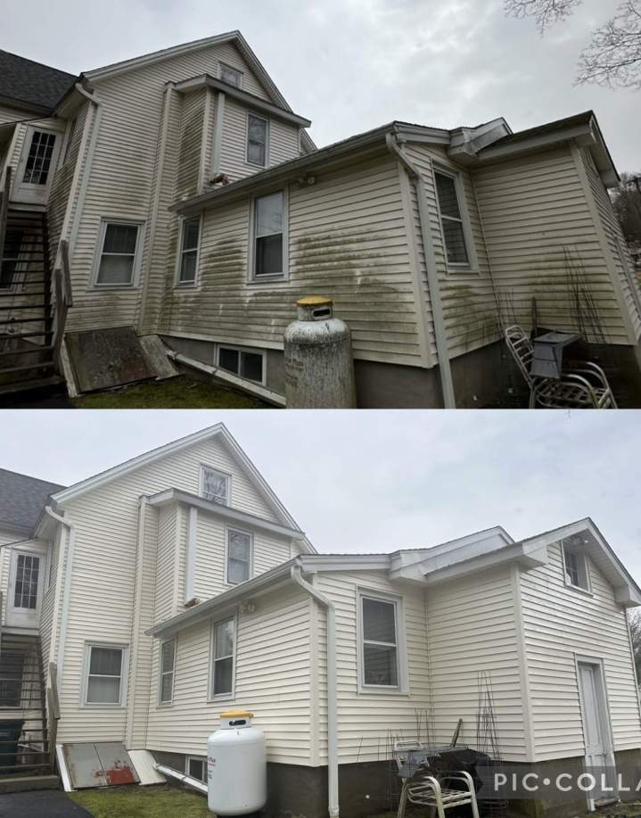 New Haven Pressure Washing (before/after)