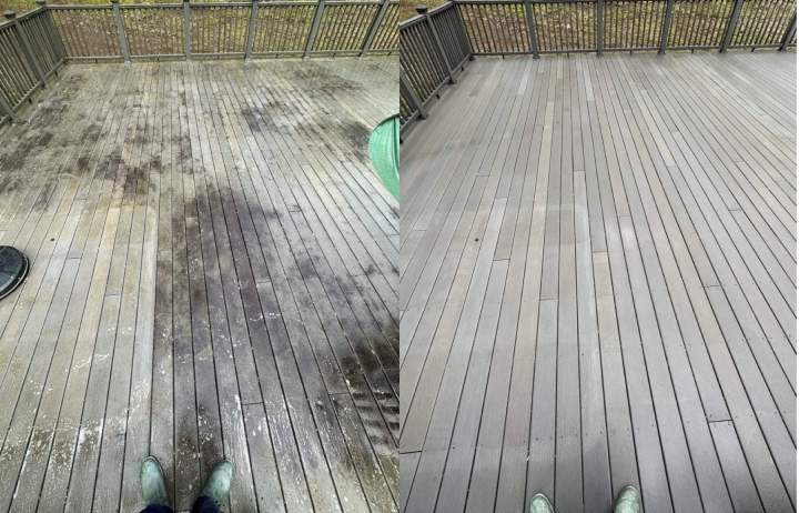 New Haven Pressure Washing (before/after)