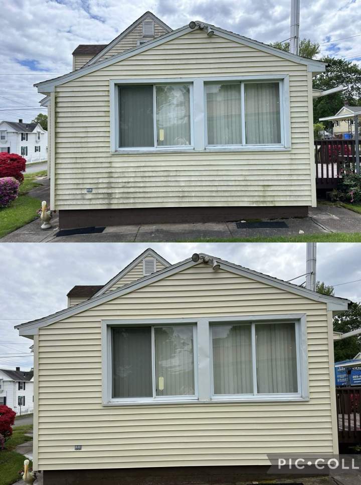 New Haven Pressure Washing (before/after)