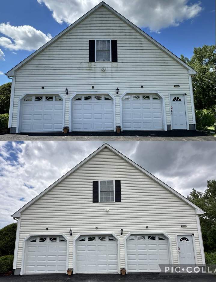 New Haven Pressure Washing (before/after)