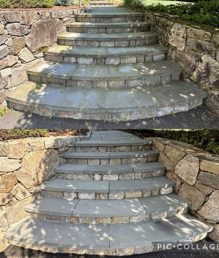 New Haven Pressure Washing (before/after)